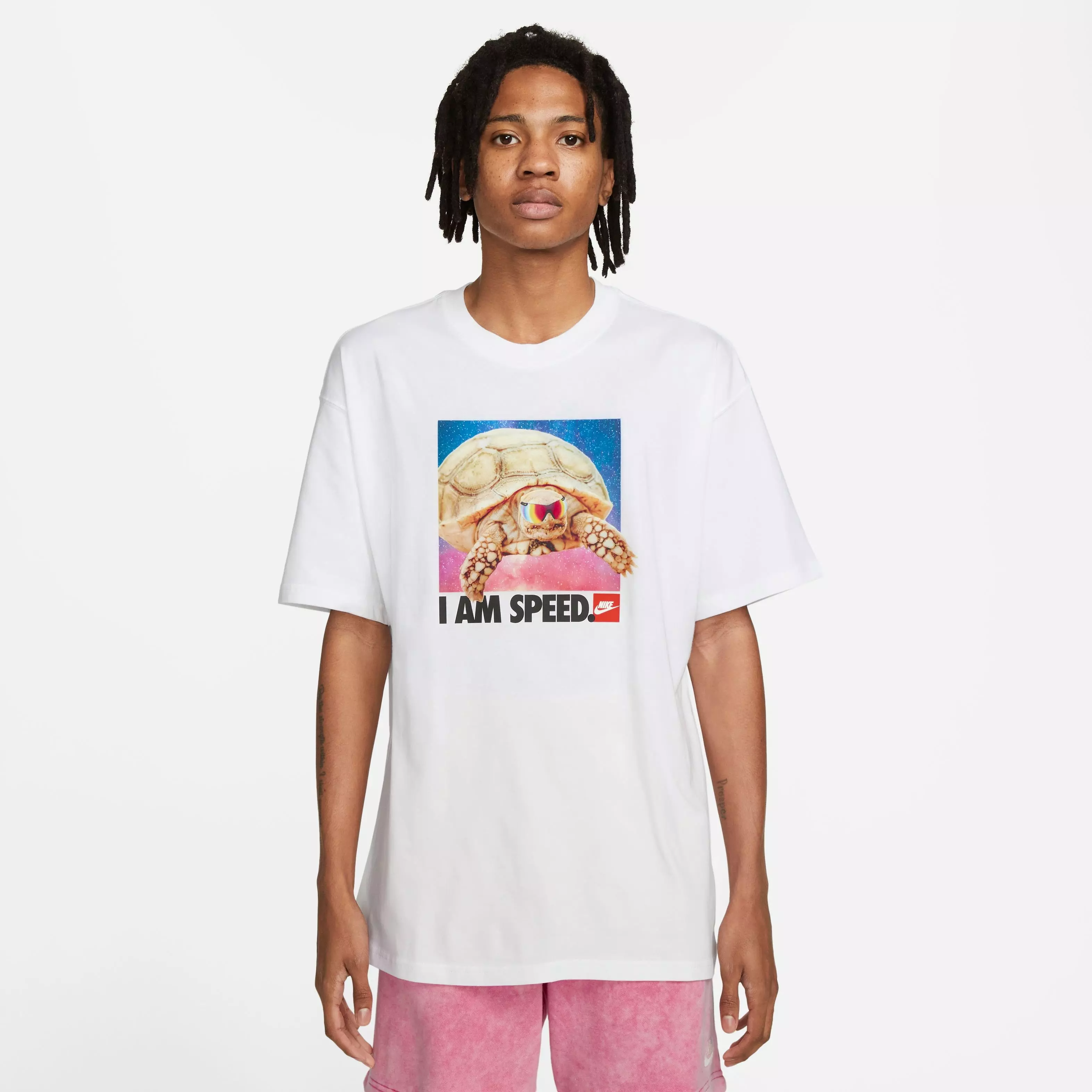 Nike Men's Sportswear Max90 Speed Turtle Tee-White
